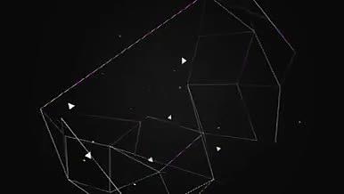 三角面球形爆炸展示标志高科技Logo片头视频的预览图
